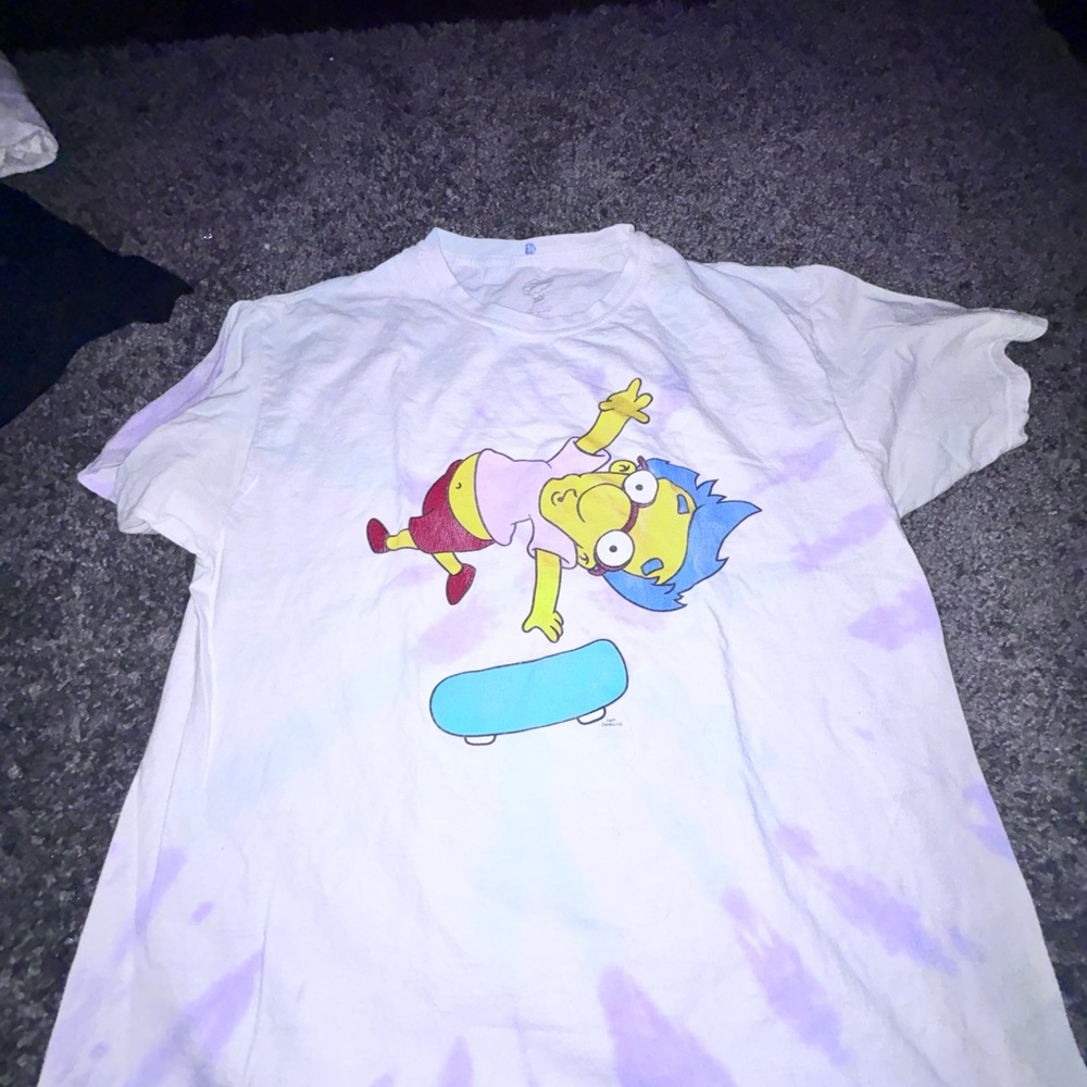 The Simpsons White Tee